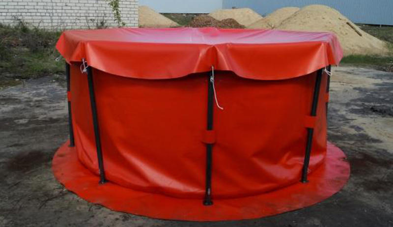 Емкость для временного сбора и хранения нефти