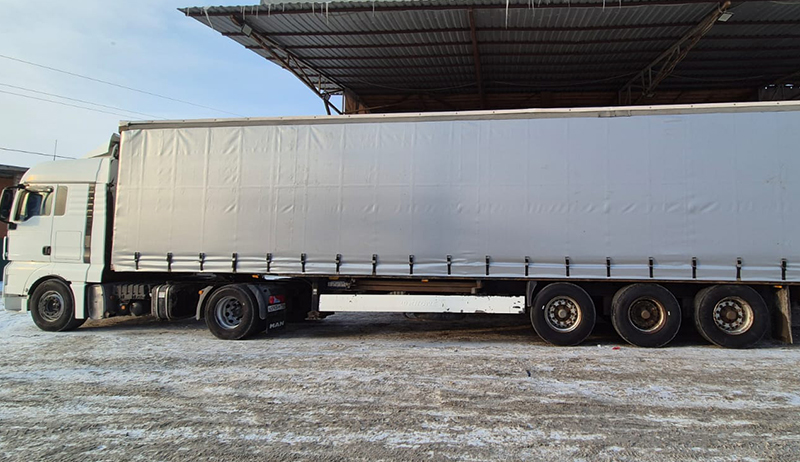 Штора для полуприцепа