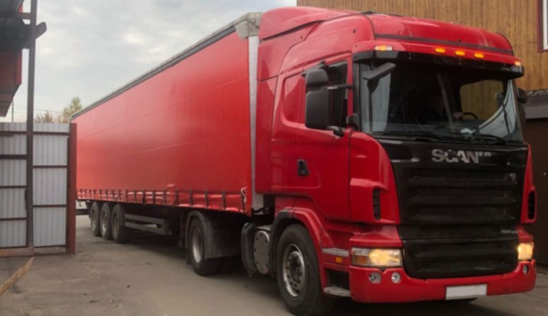 Штора для полуприцепа