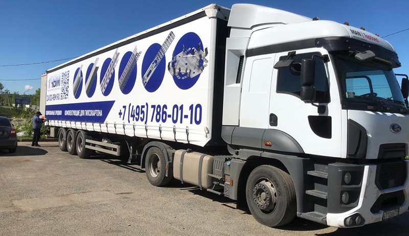 Штора для полуприцепа