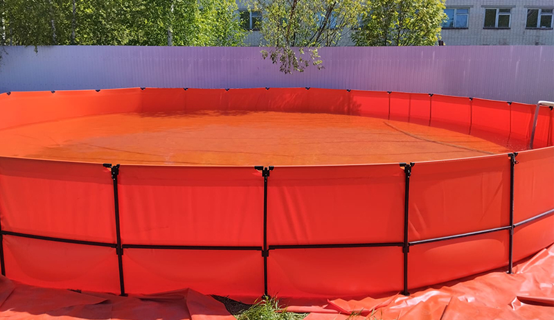 Емкость для временного сбора и хранения нефти