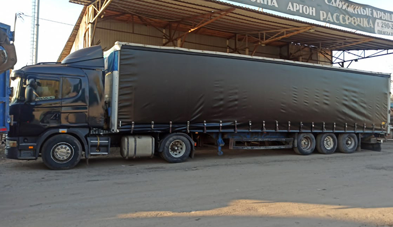 Штора для полуприцепа