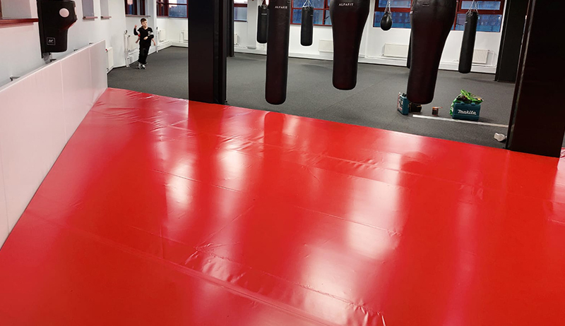 Борцовское покрытие и стеновые протекторы