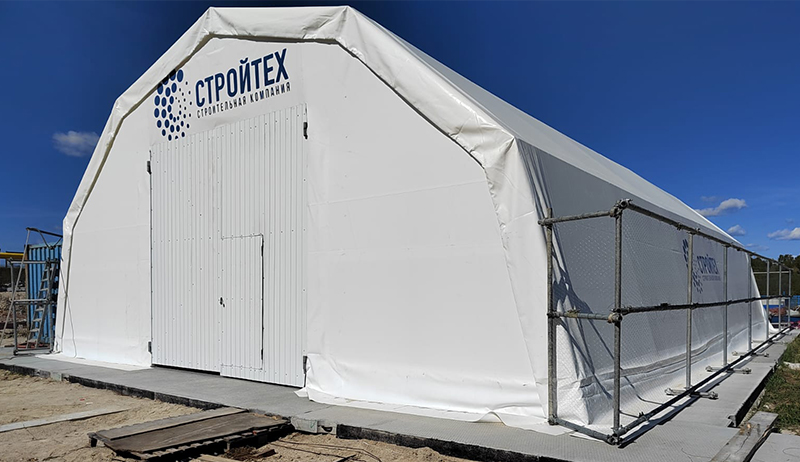 Тентовое мобильное укрытие