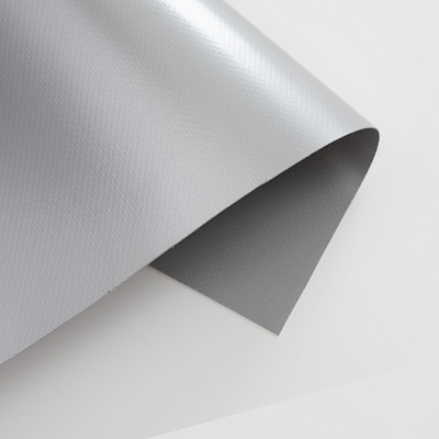 Материал ПВХ 900 г/кв.м, panama, -50°С, лак 1 ст. серебро
