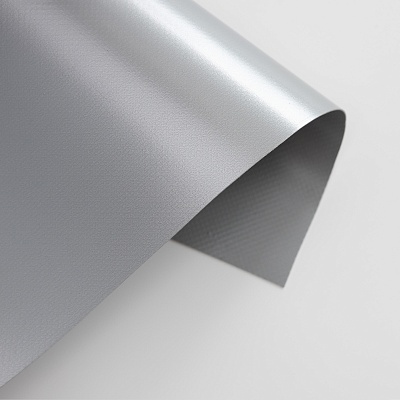 Материал ПВХ 900 г/кв.м, panama, лак 1 ст. серебро